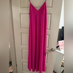 Elegant Pink Maxi Dress